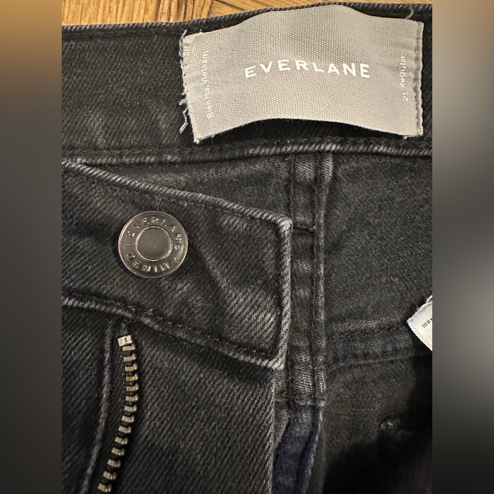 Everlane Straight/skinny jeans in Black - Picture 2 of 4